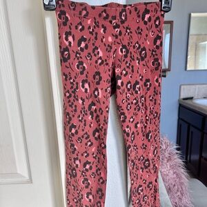 Old Navy Copper and Black Animal Print Leggings